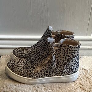 Harper Canyon Kids Leopard Print Sneakers